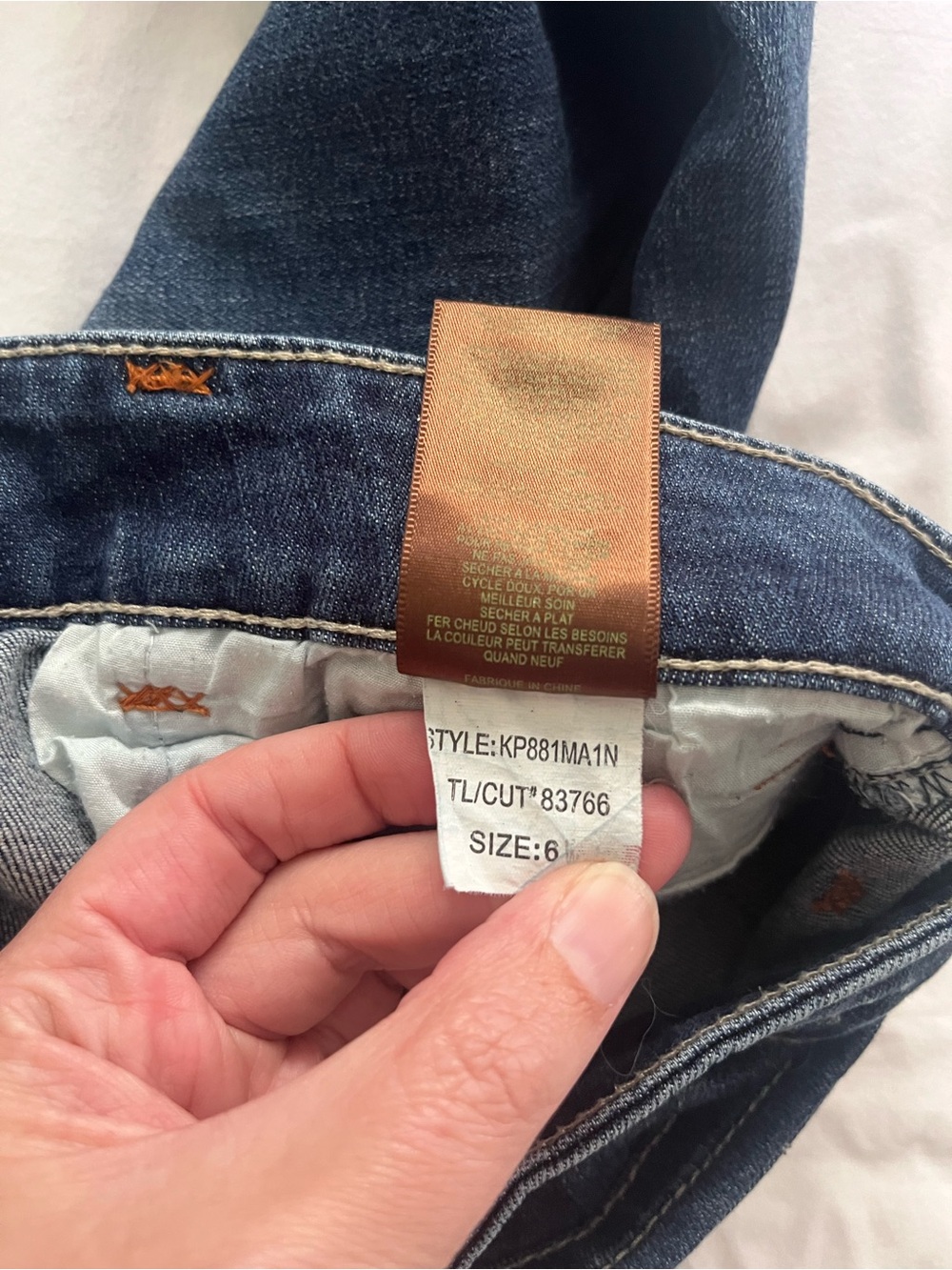 Kut from the Kloth Natalie High Rise Bootcut Jeans Embroidered Flap Pockets 6 - Picture 14 of 14